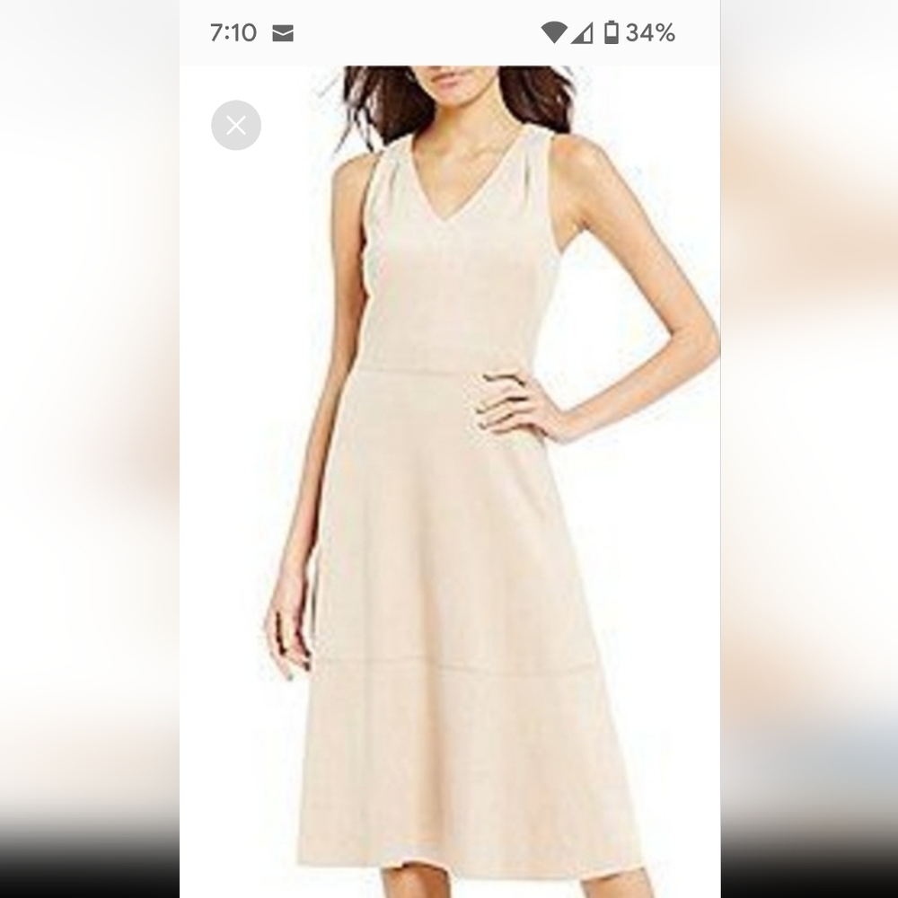 Antonio Melani Faux Suede Dress Size 8
